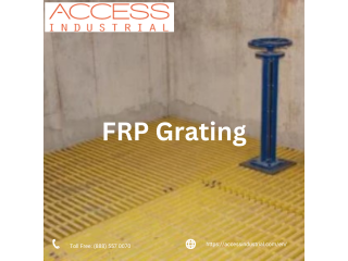 Access Industrial Inc. | Fiberglass Grating | FRP Work Platforms | Stair and Step Platform